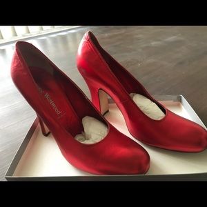 Vivienne Westwood Ruby Red Chunky Heel